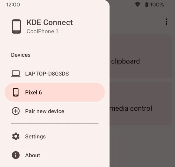 KDE Connect Design Image