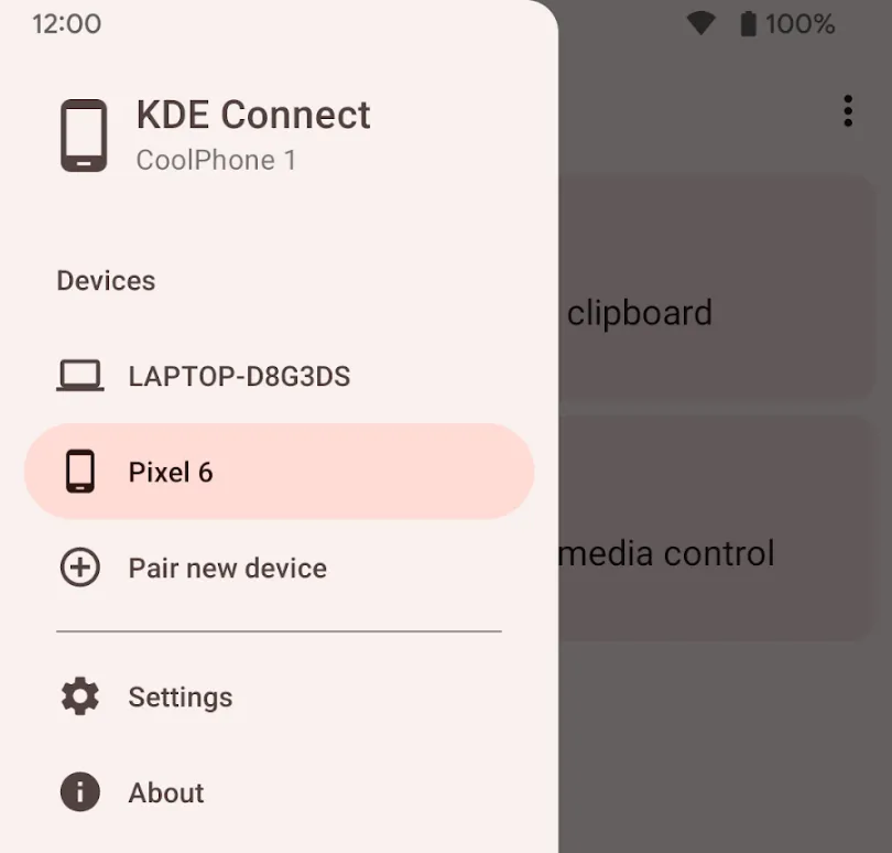 KDE Connect Design Image
